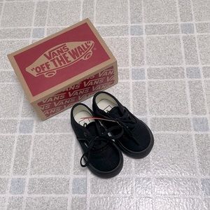 VANS toddler black brand new